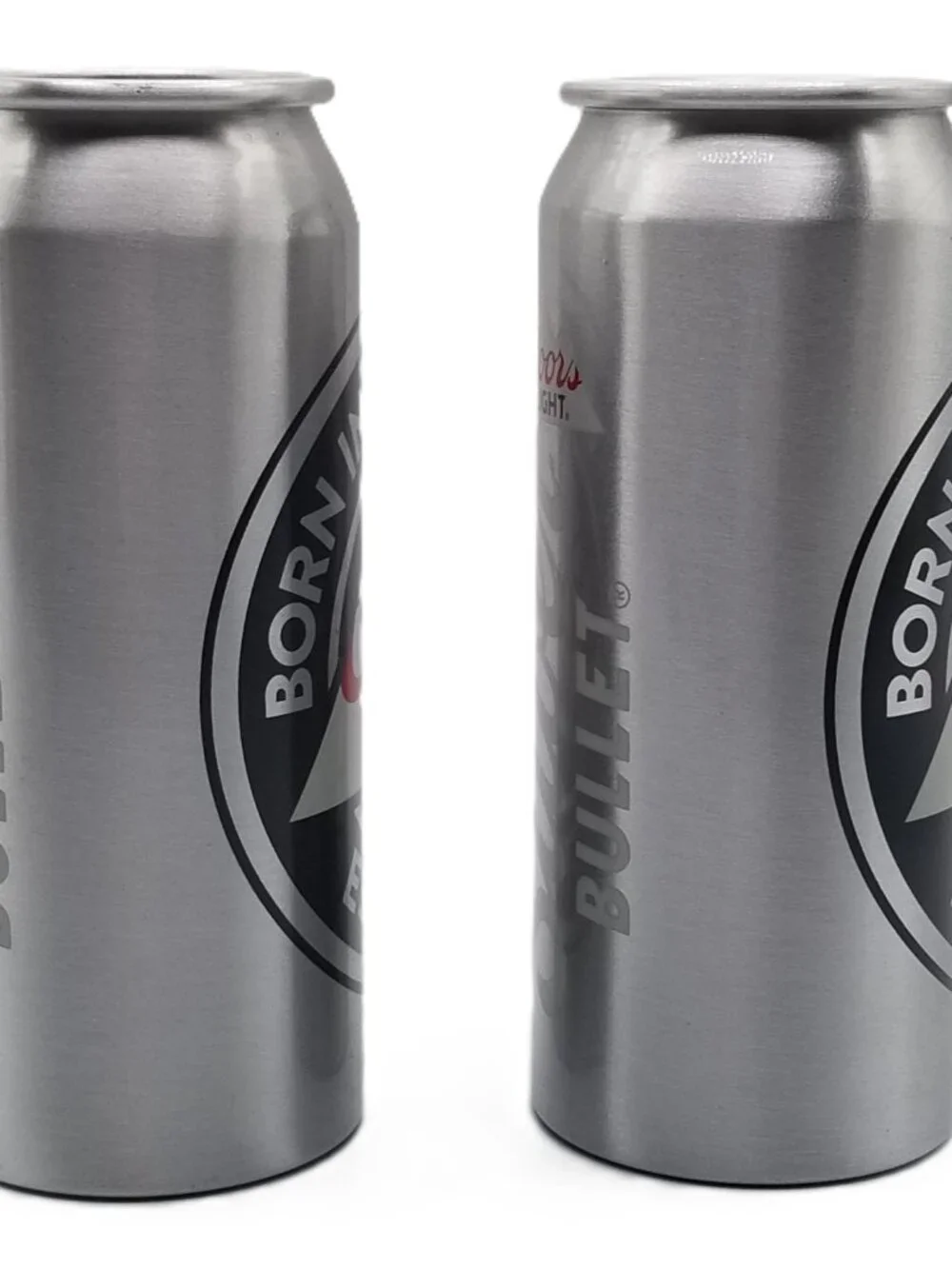 Coors Light Born in the Rockies Aluminum Can Tumblers Set of 2 Beer Drinkware